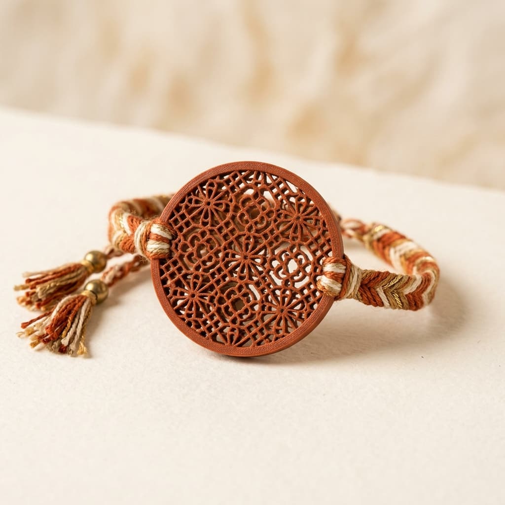 3D Printed NFC Memory Rakhi